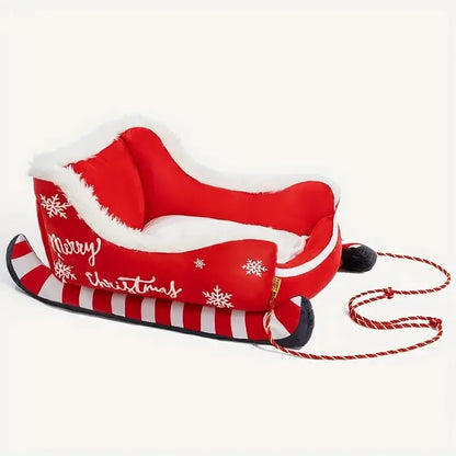 MerryPaws™ Christmas Sleigh Pet Bed