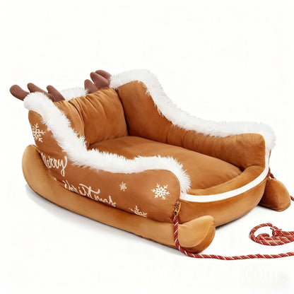 MerryPaws™ Christmas Sleigh Pet Bed